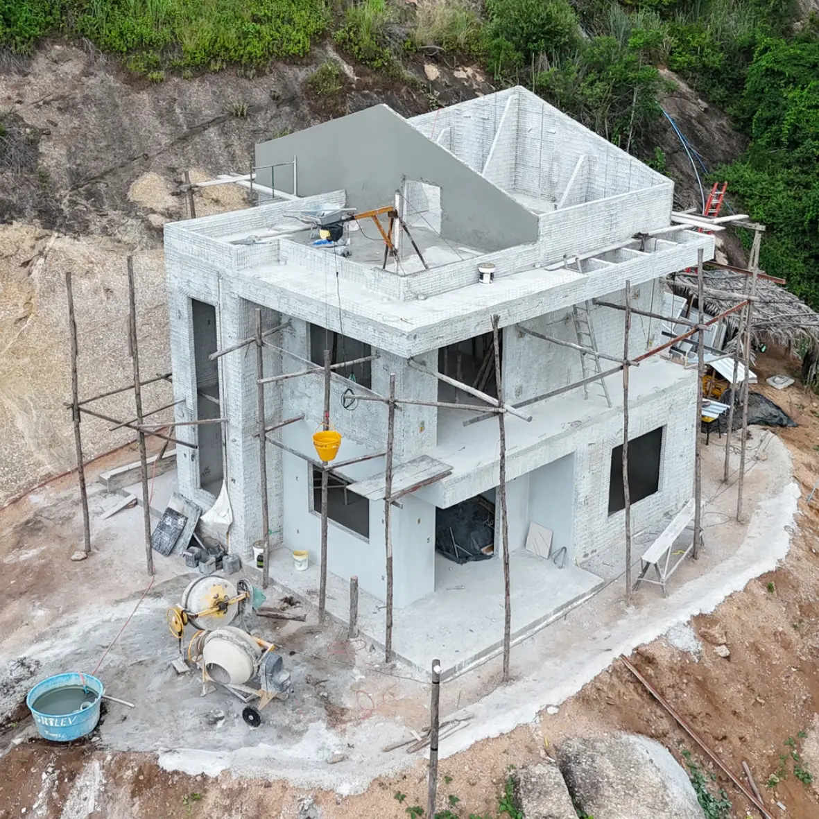 Casa de alto padrão construída com o Sistema MONOLEV