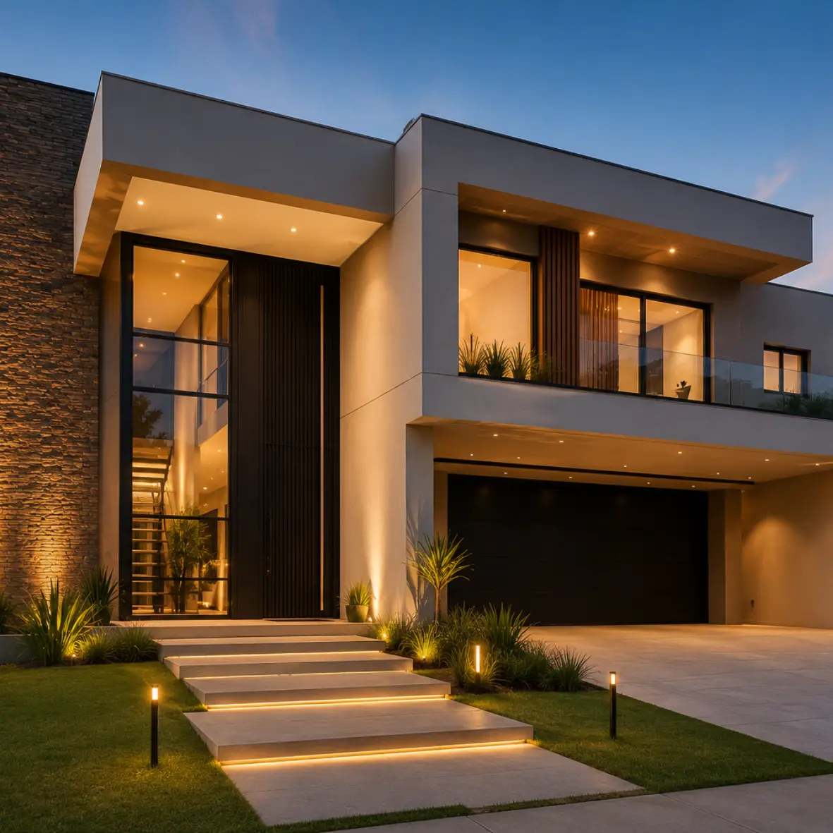 Casa de alto padrão construída com o Sistema MONOLEV